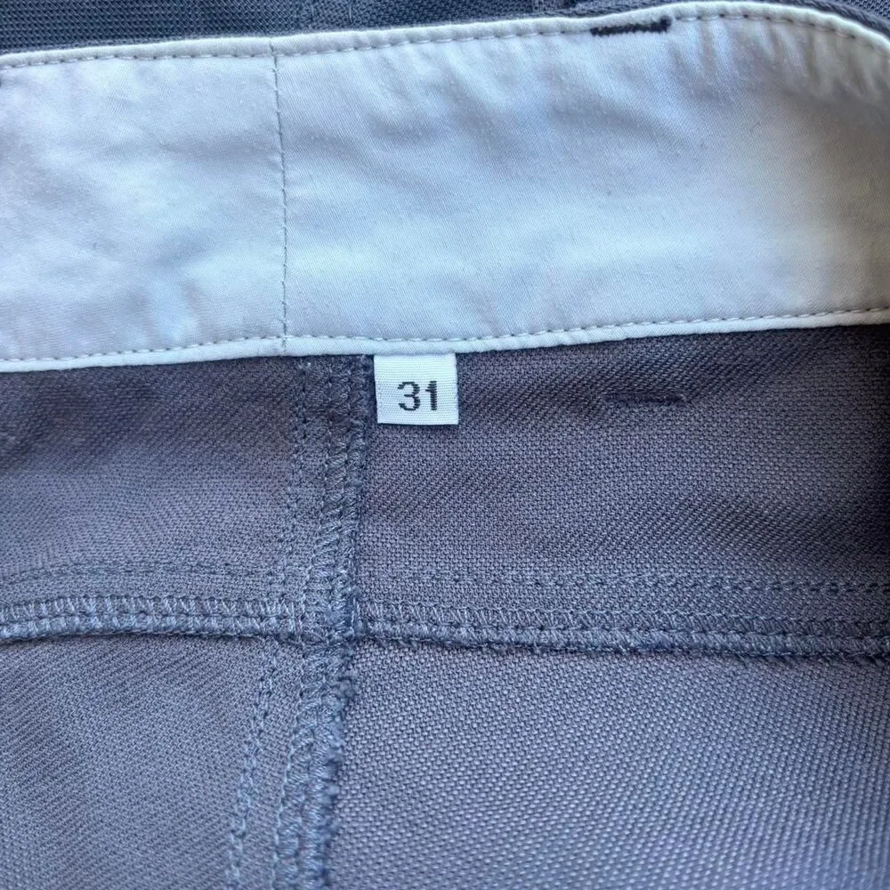 Outlier Men's Navy and Grey Trousers